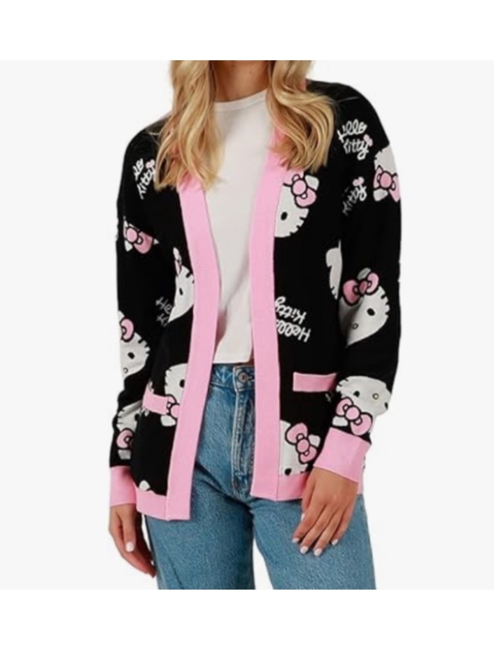 Hello Kitty Cardigan Sweater NWT! Size M